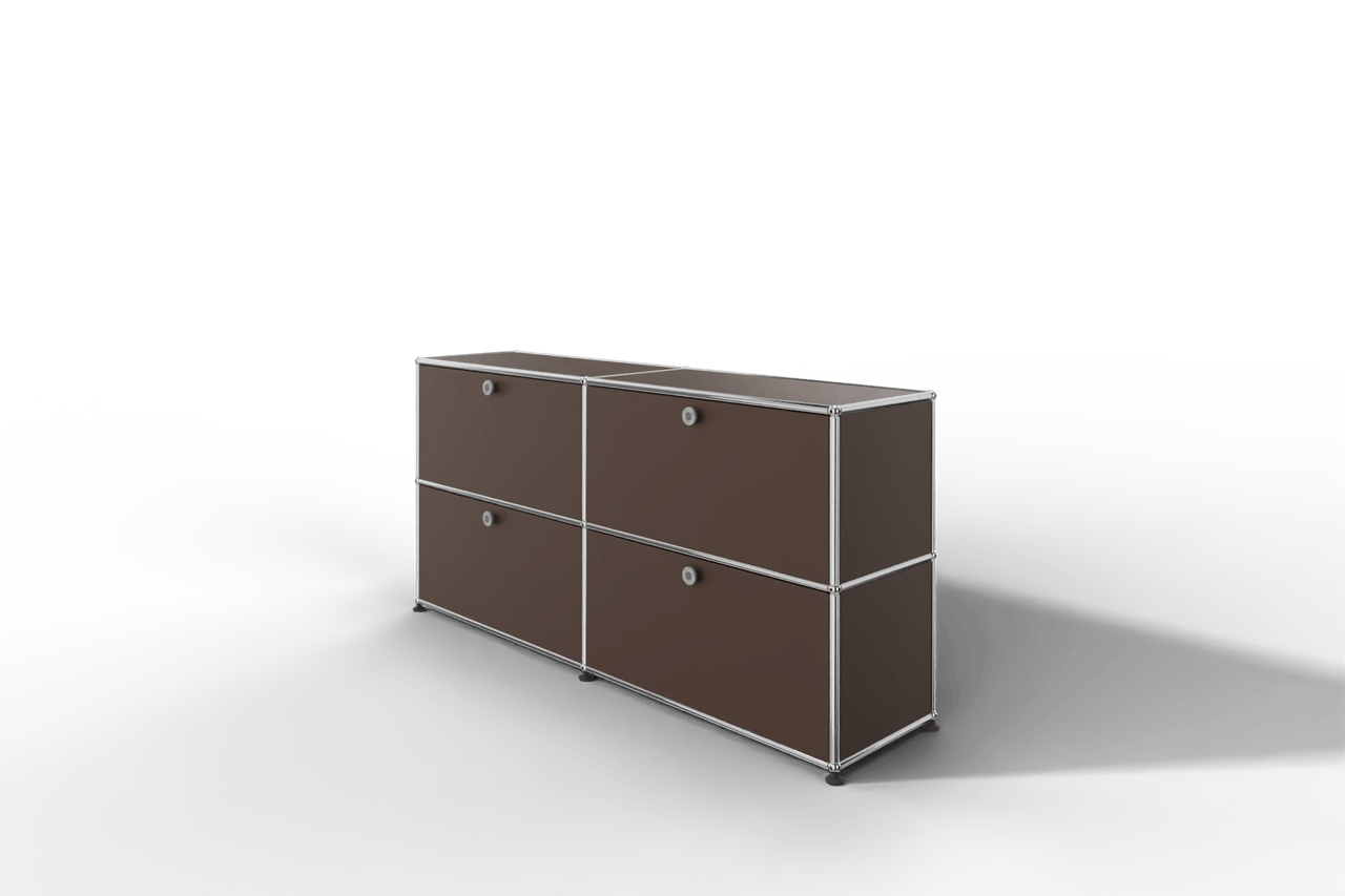 Farbe wählbar - USM Haller Sideboard, mit 4 Klapptüren Produktbild