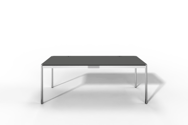 USM Haller Tisch Plus,Tiefe 750 mm, Oberfläche Linoleum
