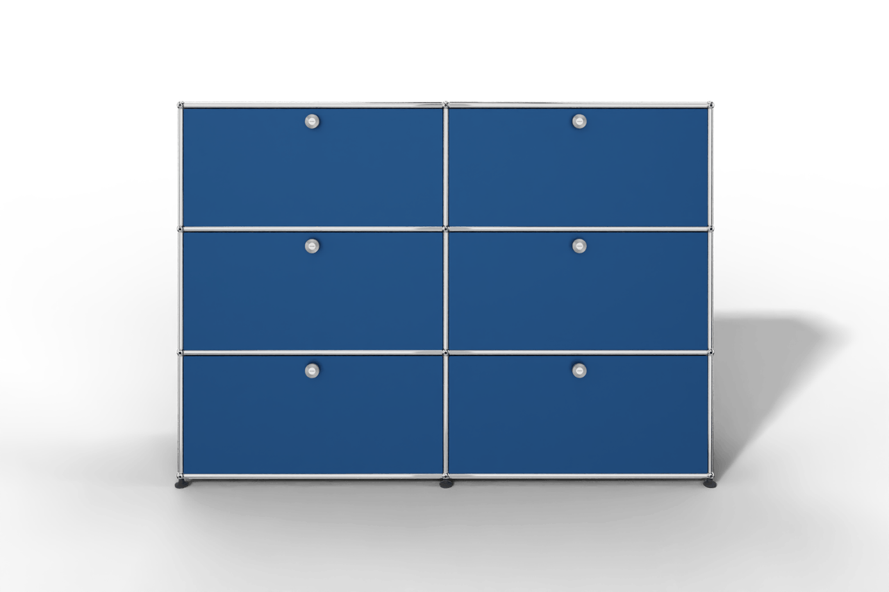 USM Haller Highboard, mit 6 Klapptüren, von Paul Schärer & Fritz Haller Produktbild