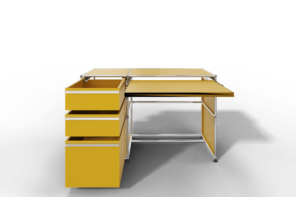 USM Haller Arbeitsplatz mit 3 Schubladen Produktbild