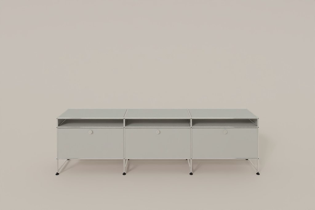 USM Haller TV-Lowboard, von Paul Schärer & Fritz Haller Produktbild