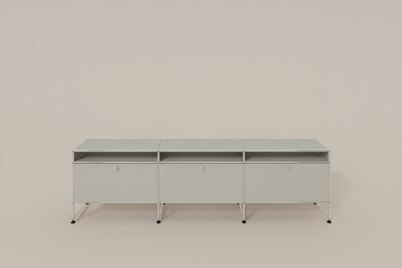 USM Haller TV-Lowboard, von Paul Schärer & Fritz Haller Produktbild
