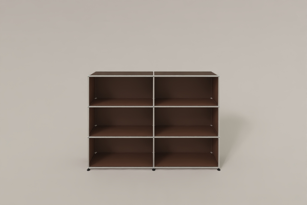 USM Haller Highboard mit 6 offenen Fächern in 14 Farben Produktbild