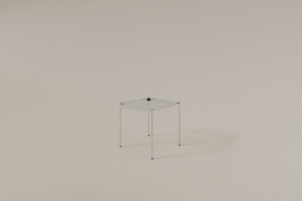 USM Haller Glastisch, Tiefe 750 mm, Länge wählbar Produktbild