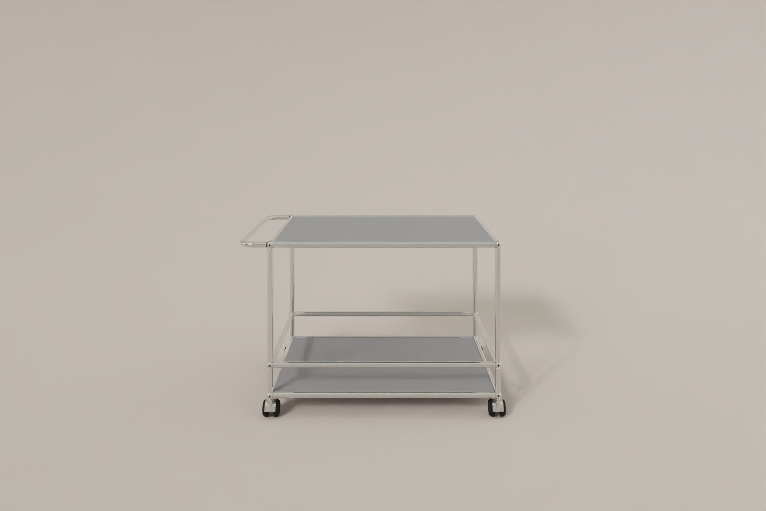 USM Haller Servierwagen mit Griff und Rollen Produktbild