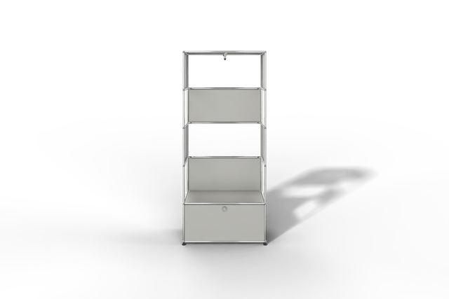USM Haller Garderobe, 750 mm breit, mit Klapptüre