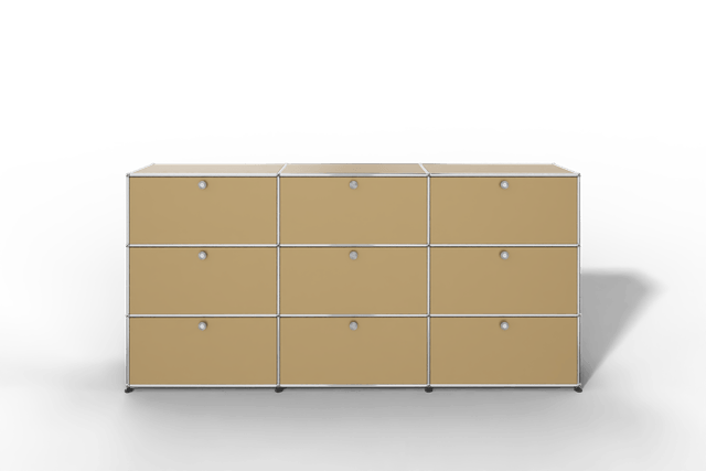 USM Haller Highboard mit 9 Klapptüren