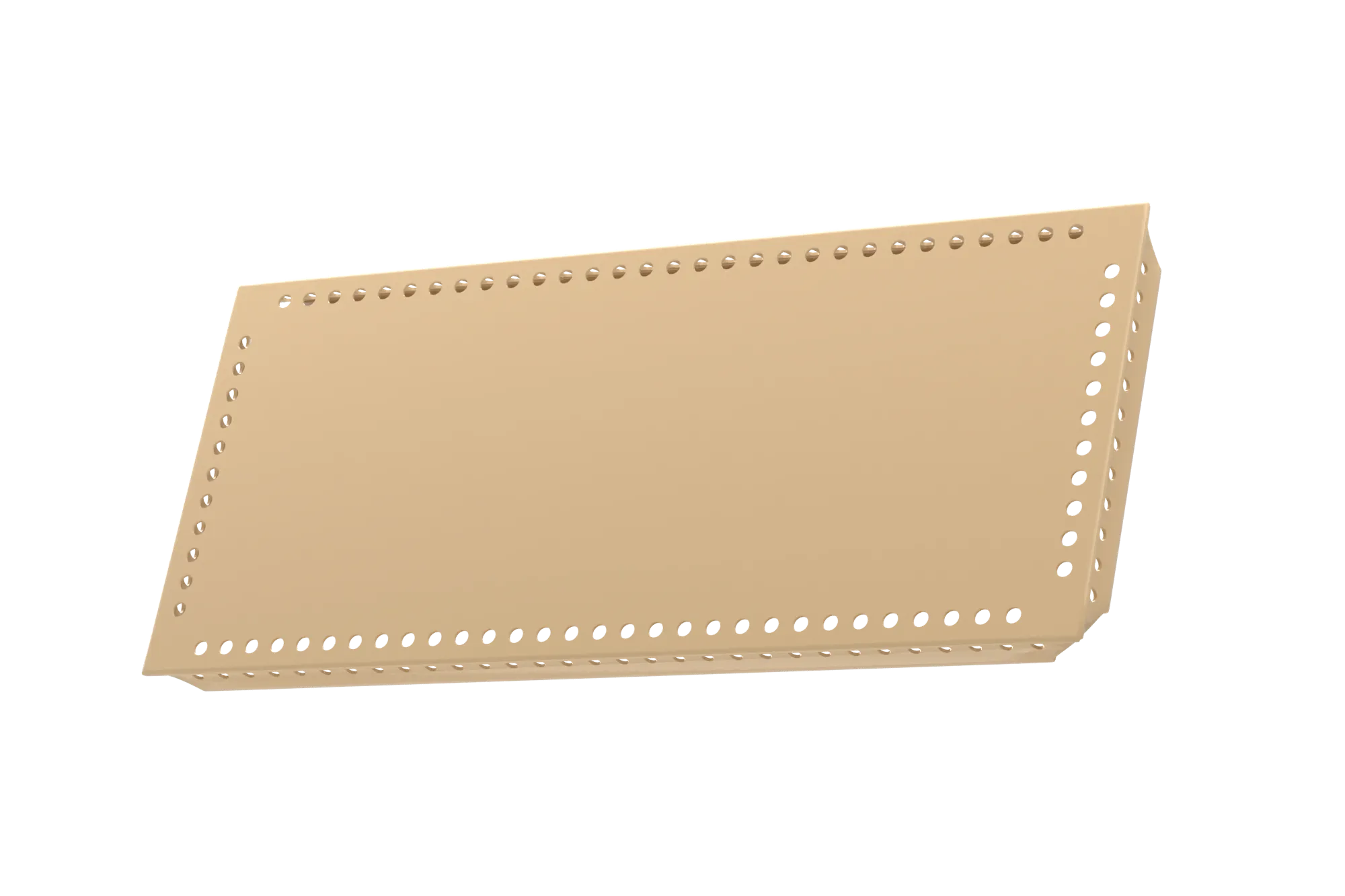 USM Haller Tablar Gelocht Beige 150x350 Produktbild