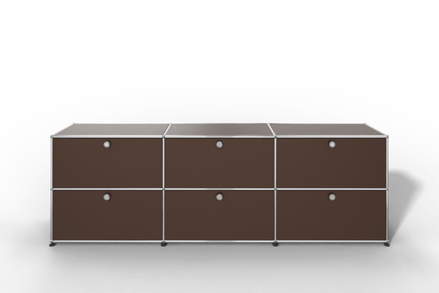 USM Haller Sideboard, mit 6 Klapptüren, von Paul Schärer & Fritz Haller