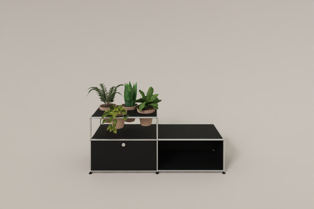 USM Haller Lowboard mit Pflanzeneinlage Produktbild