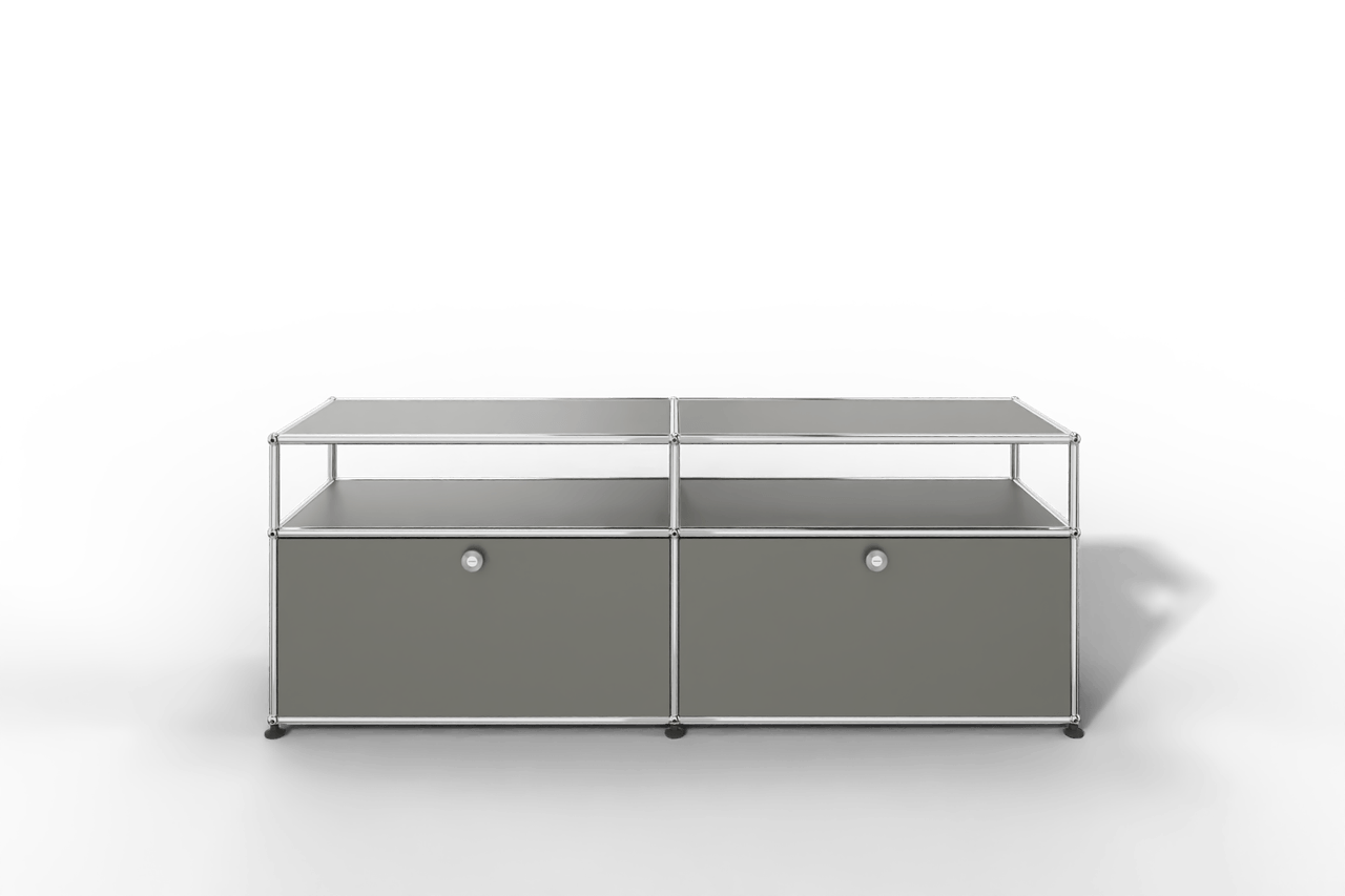 USM Haller Lowboard, mit 2 Klapptüren, von Paul Schärer & Fritz Haller Produktbild