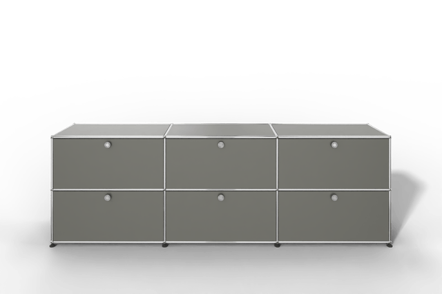 USM Haller Sideboard, mit 6 Klapptüren, von Paul Schärer & Fritz Haller