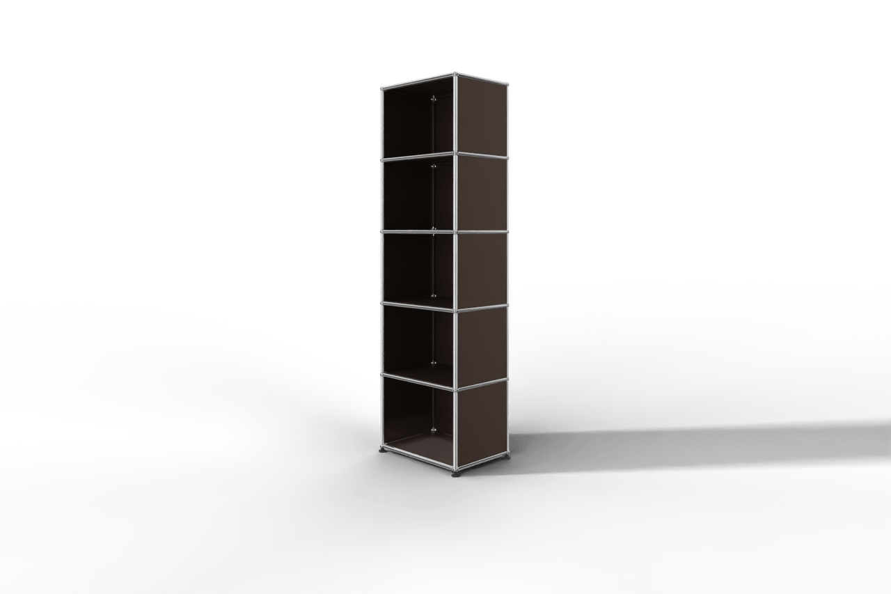 USM Haller Regal schmal mit 5 offenen Fächern Produktbild