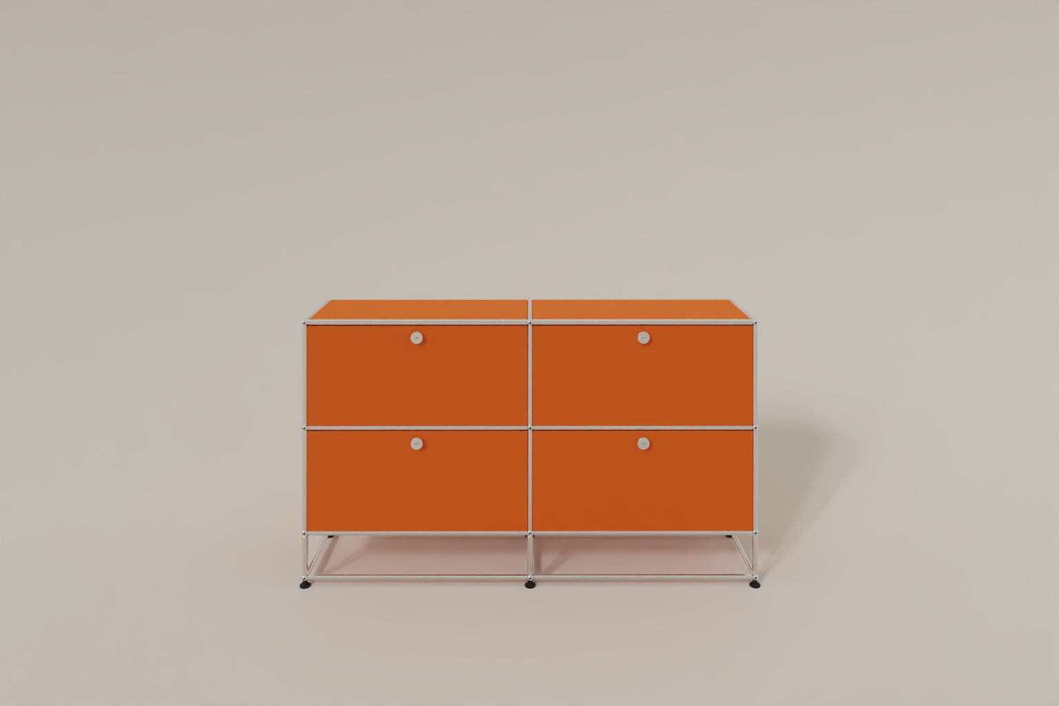 USM Haller Sideboard, mit 4 Klapptüren und Sockel von Paul Schärer & Fritz Haller Produktbild