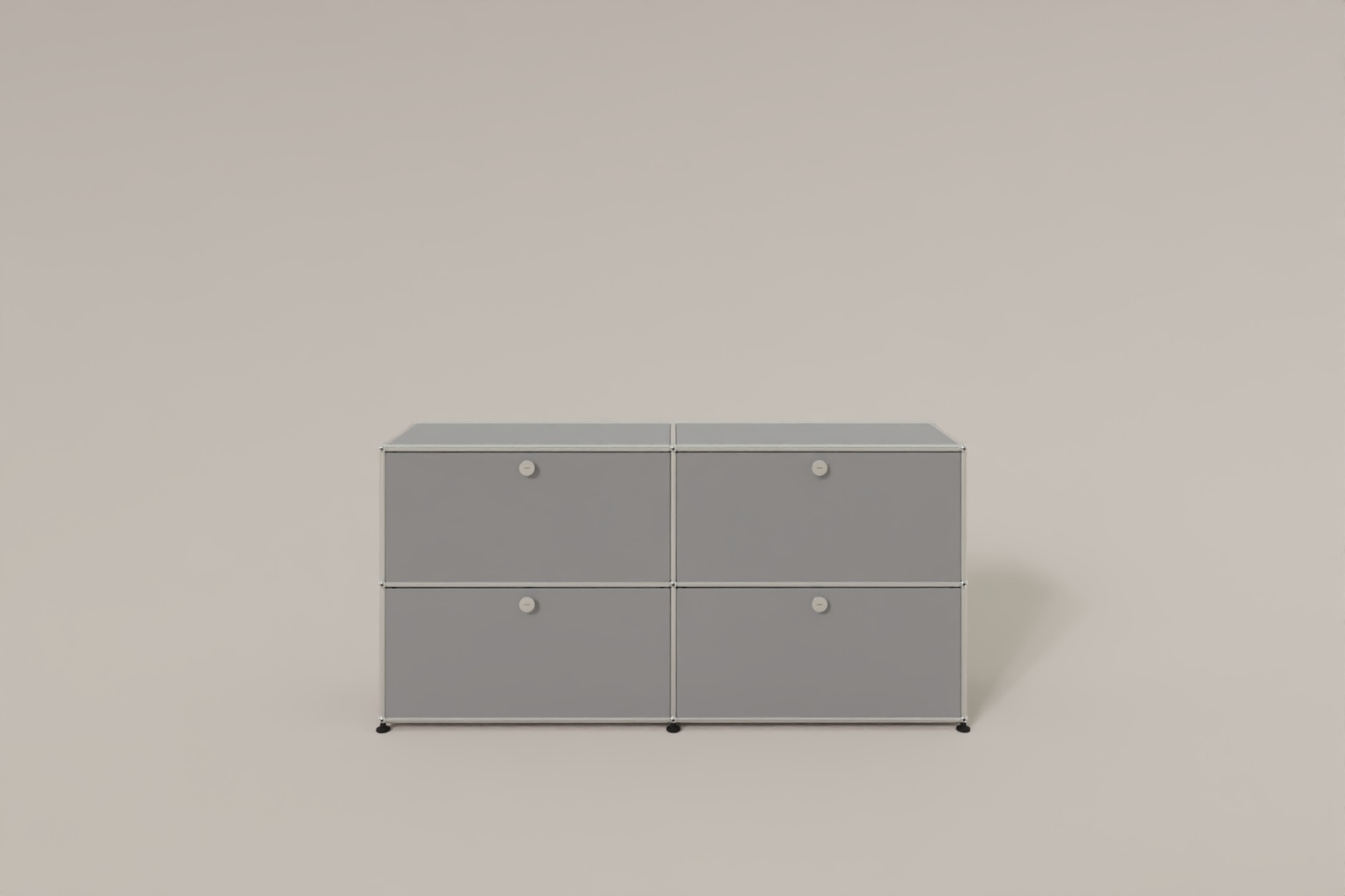 Farbe wählbar - USM Haller Sideboard, mit 4 Klapptüren Produktbild