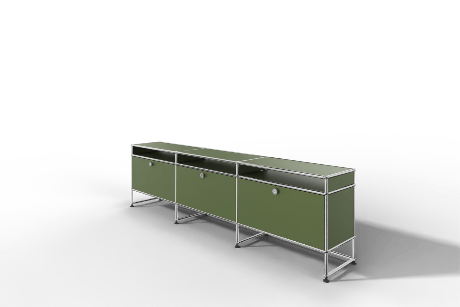 USM Haller TV-Lowboard, von Paul Schärer & Fritz Haller Produktbild