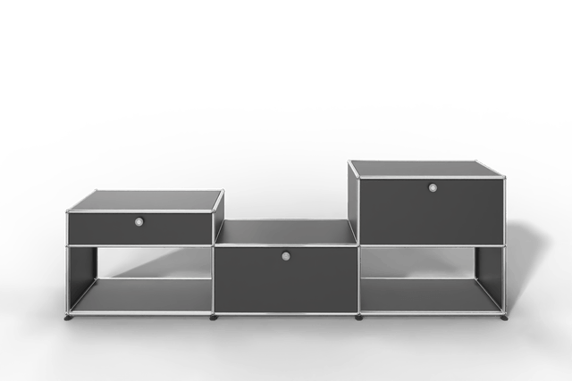 USM Haller Sideboard, 2 Klapptüren und 1 Schubkasten