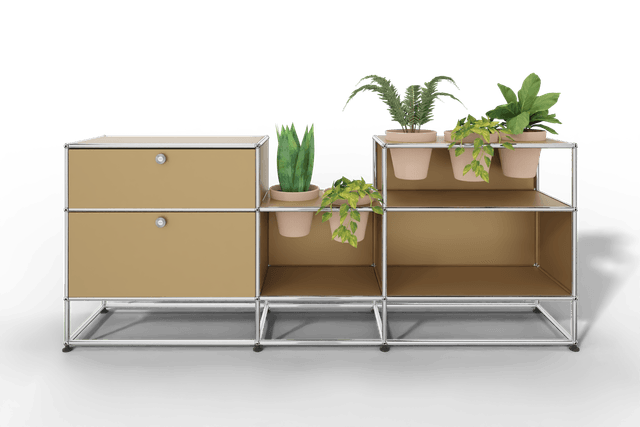 USM Haller Sideboard mit Pflanzeneinlage