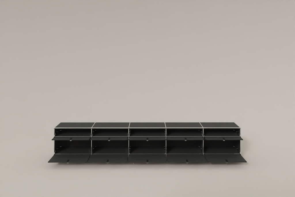 USM Haller Sideboard, 10 Klapptüren, Beige Produktbild
