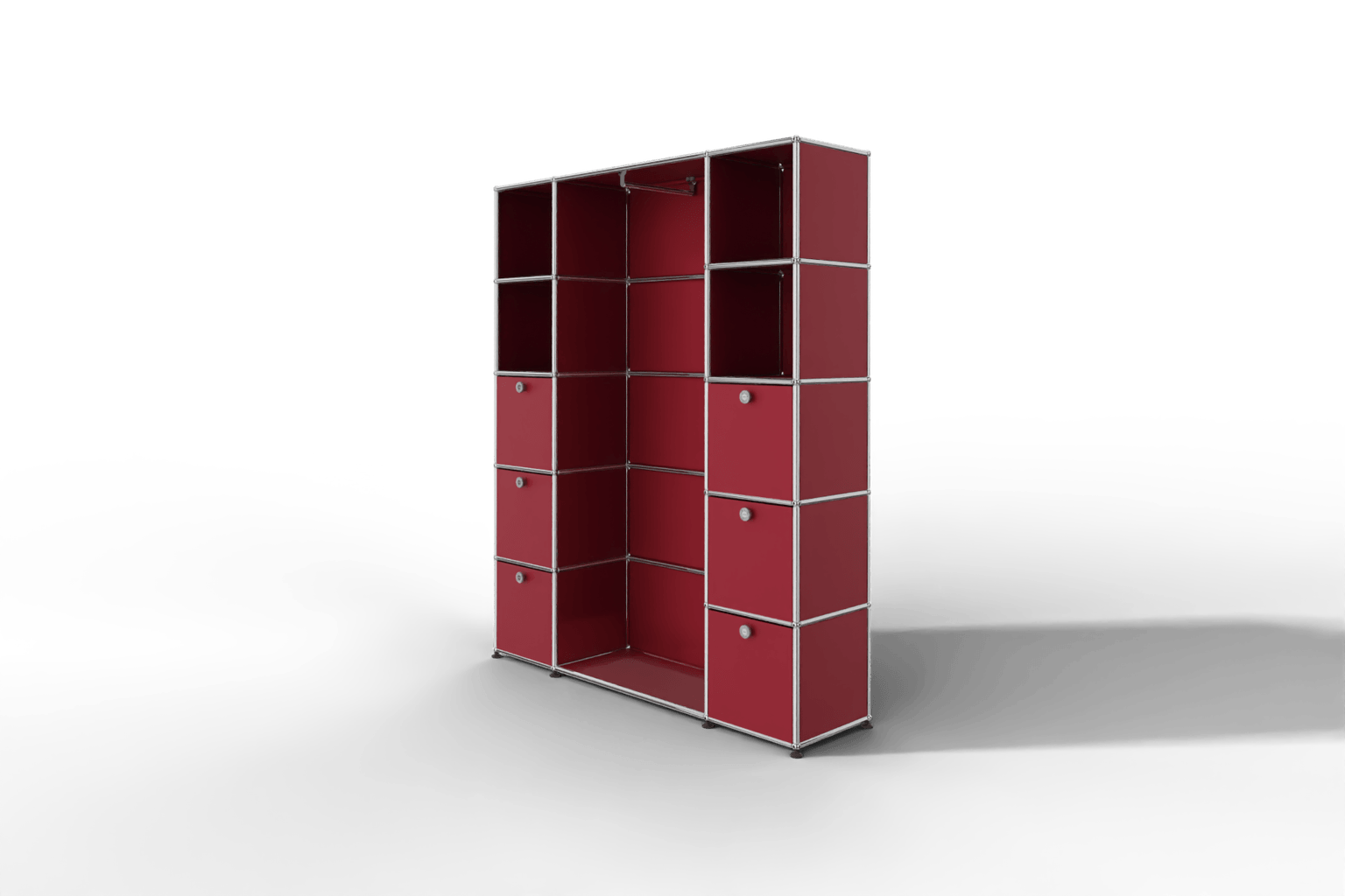 USM Haller Garderobe, 1450 mm breit, mit Klapptüren Produktbild