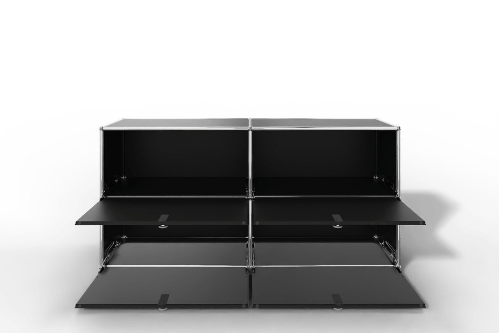 Farbe wählbar - USM Haller Sideboard, mit 4 Klapptüren Produktbild
