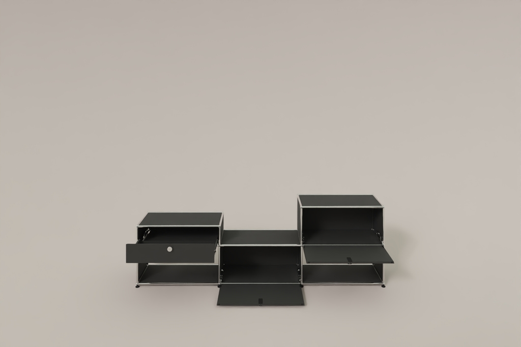 USM Haller Sideboard, 2 Klapptüren und 1 Schubkasten Produktbild
