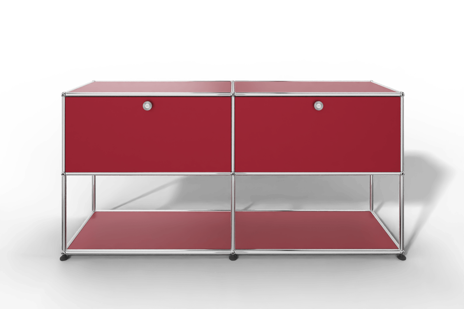 USM Haller Sideboard, 2 Klapptüren, untere Ebene offen Produktbild