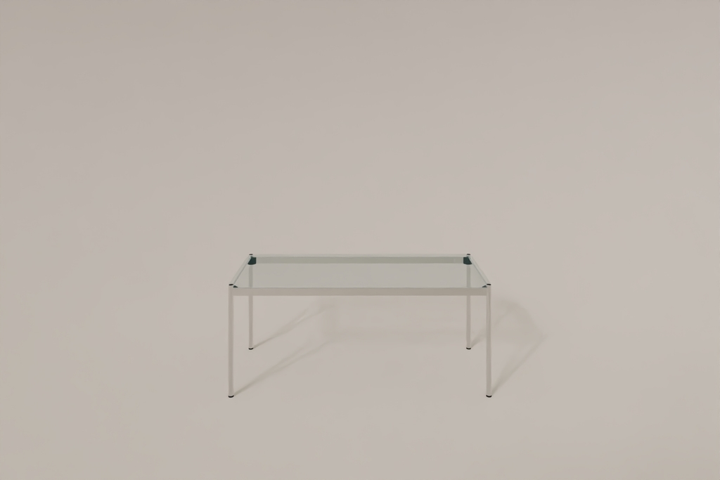 USM Haller Glastisch, Tiefe 750 mm, Länge wählbar Produktbild