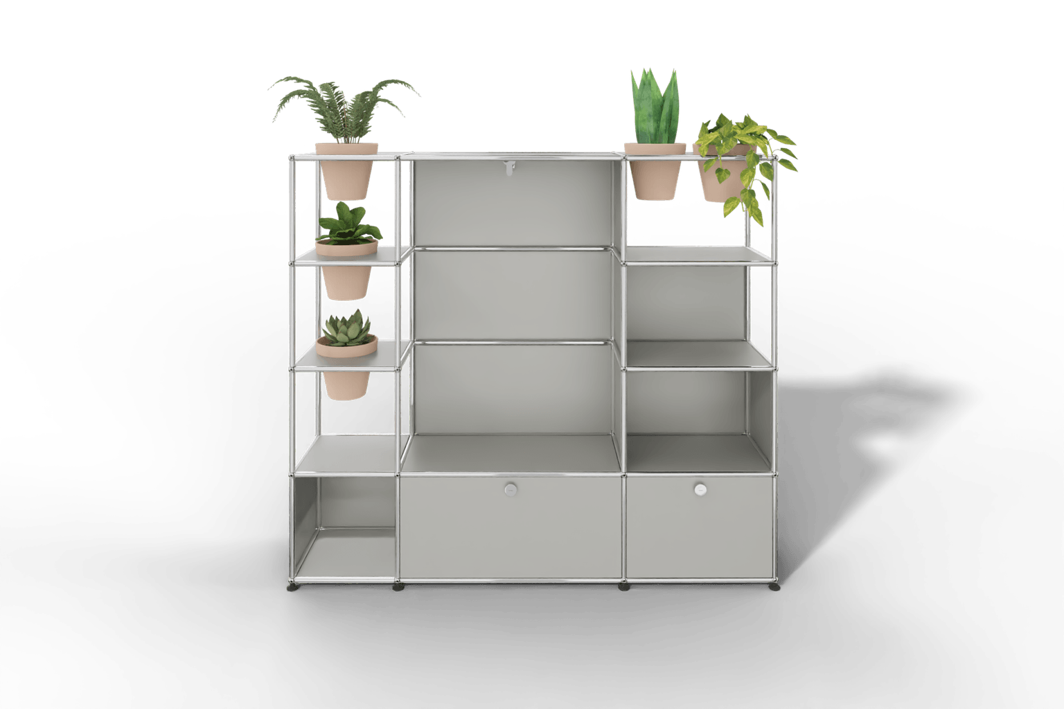 USM Haller Garderobe mit Pflanzeneinsatz Produktbild
