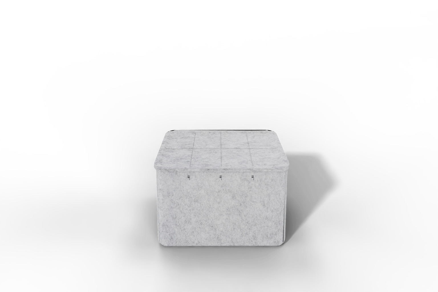 USM Inos Box hoch, 250 mit Tablett - wählbar in Anthrazit oder Hellgrau Produktbild