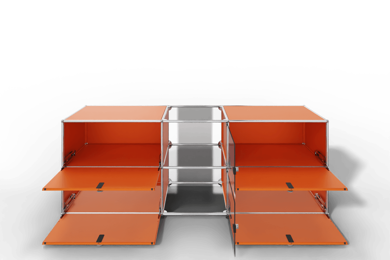 USM Haller Sideboard mit Vitrinen-Element Produktbild
