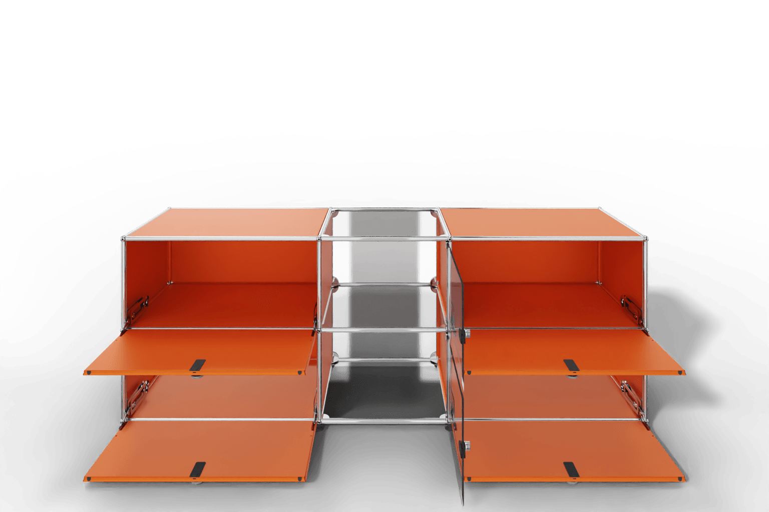 USM Haller Sideboard mit Vitrinen-Element Produktbild