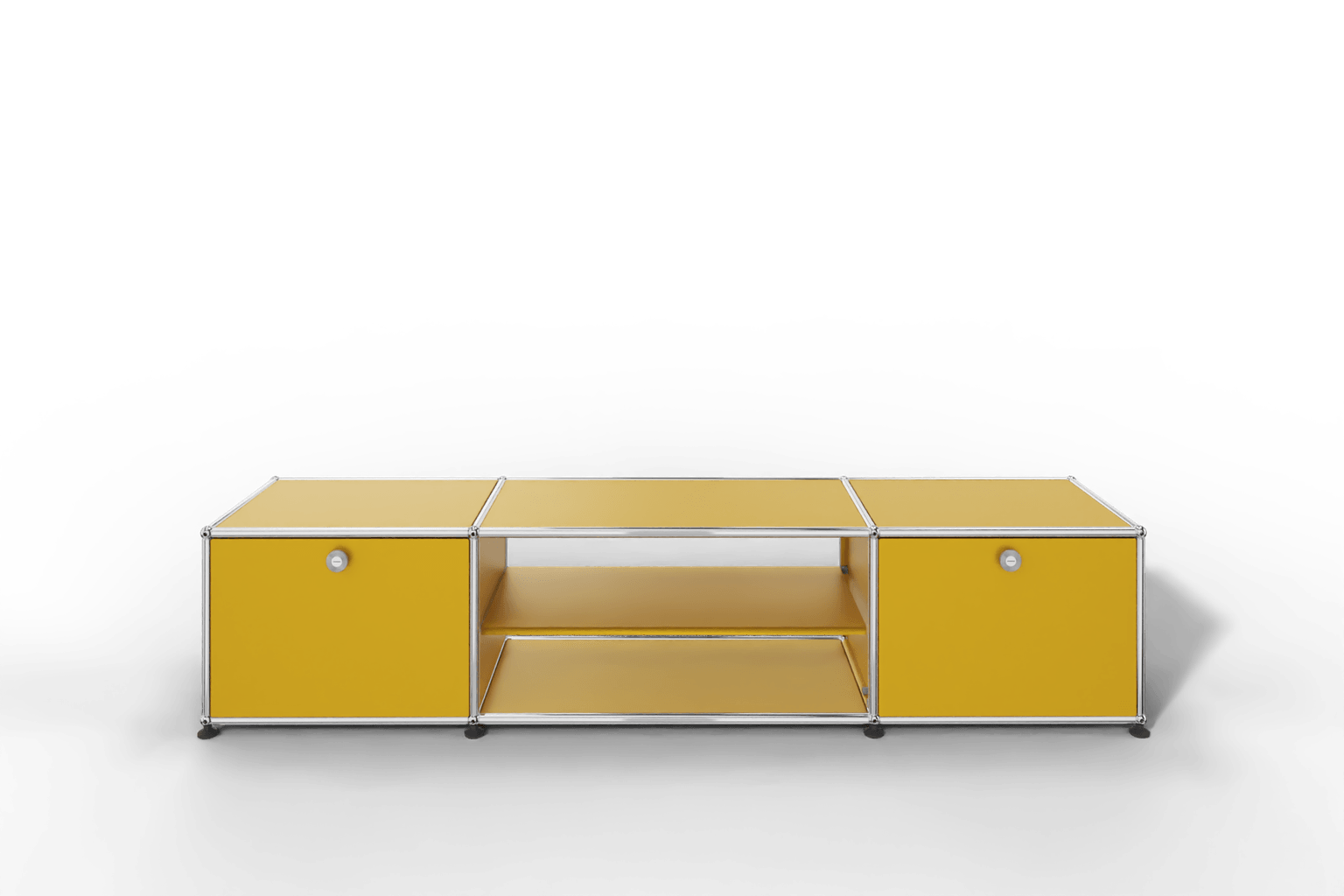 USM Haller TV-Lowboard mit Mittelteil und Zwischentablar Produktbild