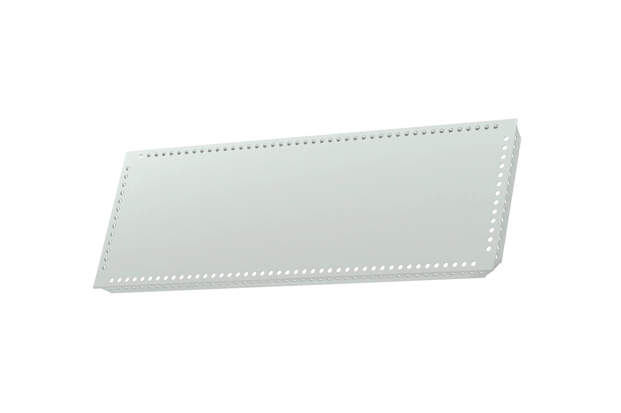 USM Haller Tablar Gelocht Lichtgrau 500x175 Produktbild
