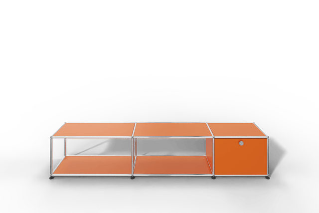 USM Haller Lowboard, mit 1 Klapptüre, von Paul Schärer & Fritz Haller