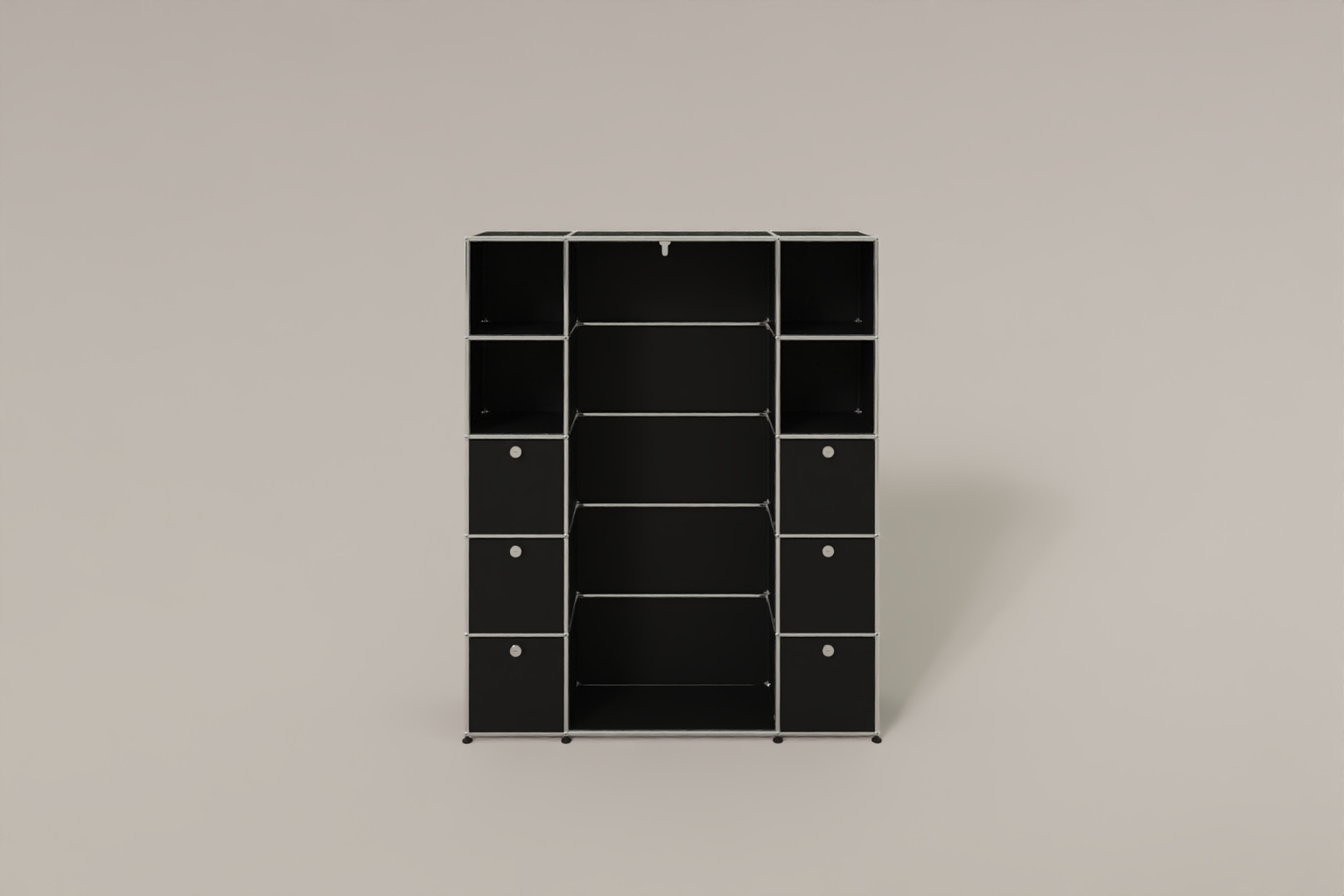 USM Haller Garderobe, 1450 mm breit, mit Klapptüren Produktbild