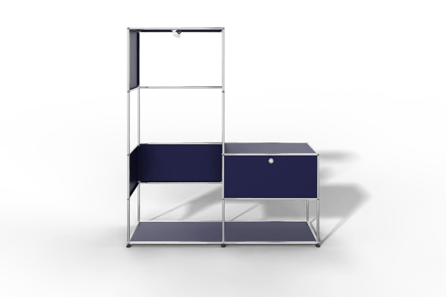 USM Haller Garderobe, 1500 mm breit, mit Klapptüre