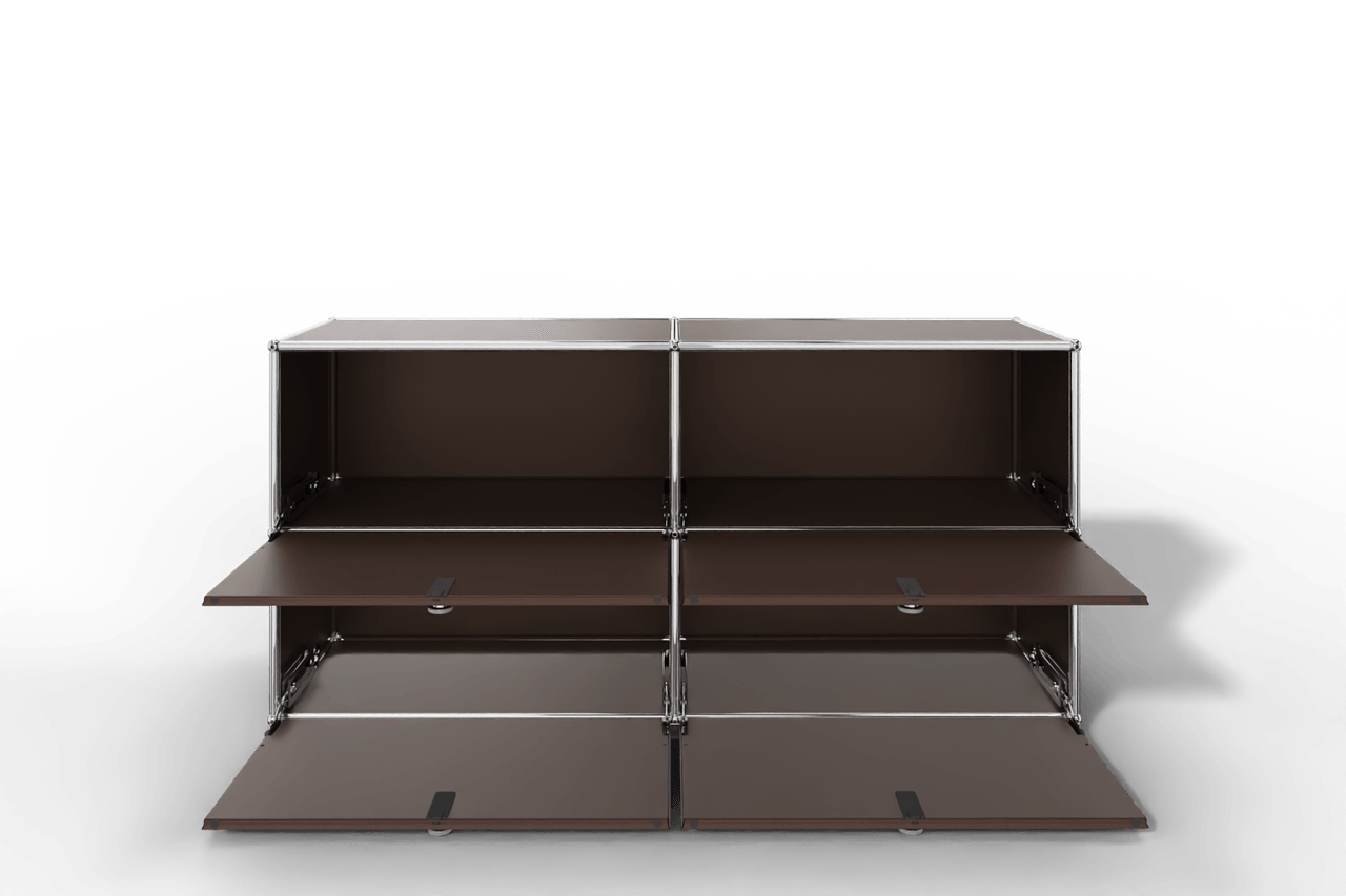 Farbe wählbar - USM Haller Sideboard, mit 4 Klapptüren Produktbild