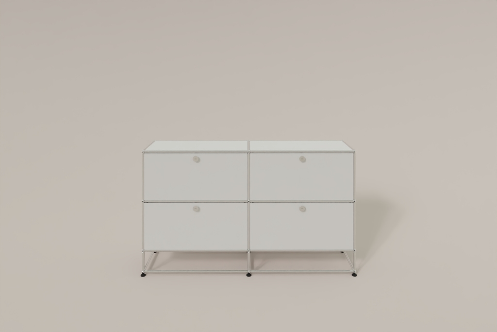 USM Haller Sideboard, mit 4 Klapptüren und Sockel von Paul Schärer & Fritz Haller Produktbild