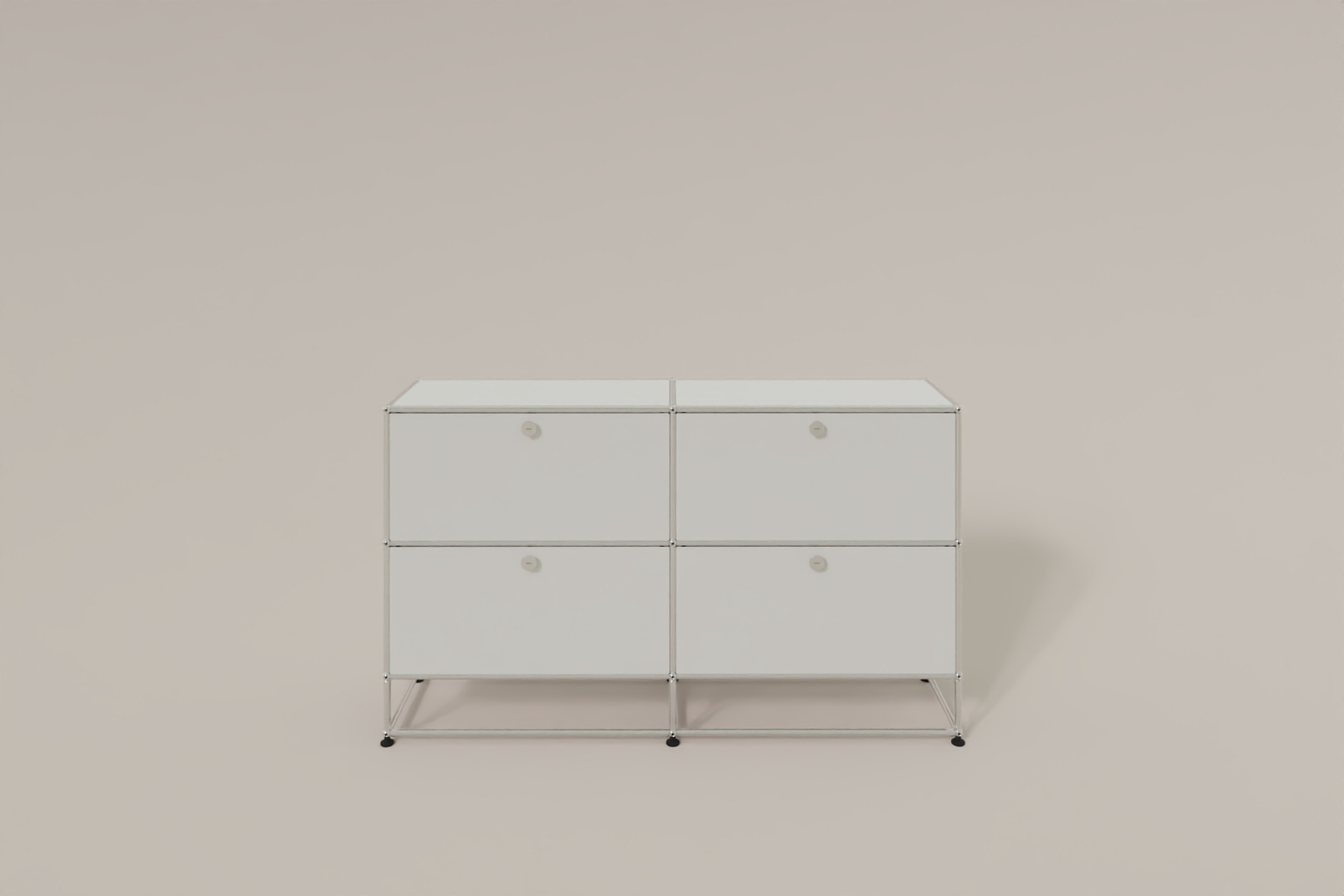 USM Haller Sideboard, mit 4 Klapptüren und Sockel von Paul Schärer & Fritz Haller Produktbild