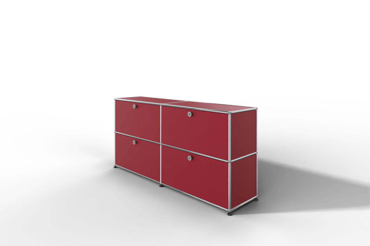 Farbe wählbar - USM Haller Sideboard, mit 4 Klapptüren Produktbild