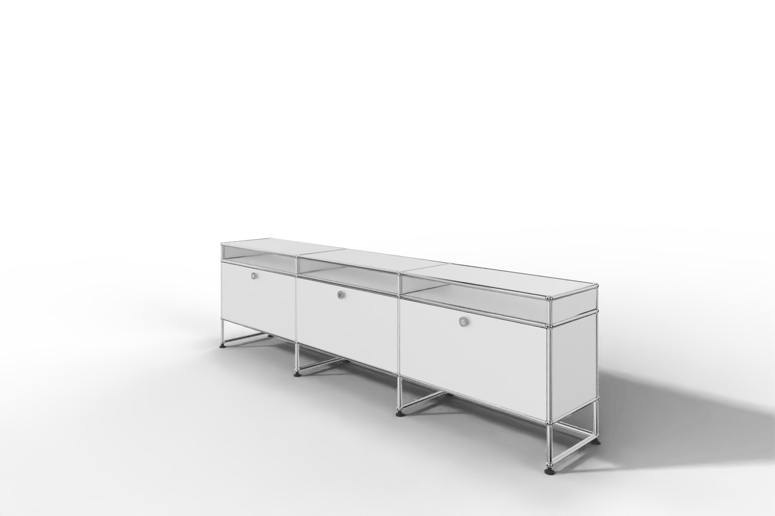 USM Haller TV-Lowboard, von Paul Schärer & Fritz Haller Produktbild