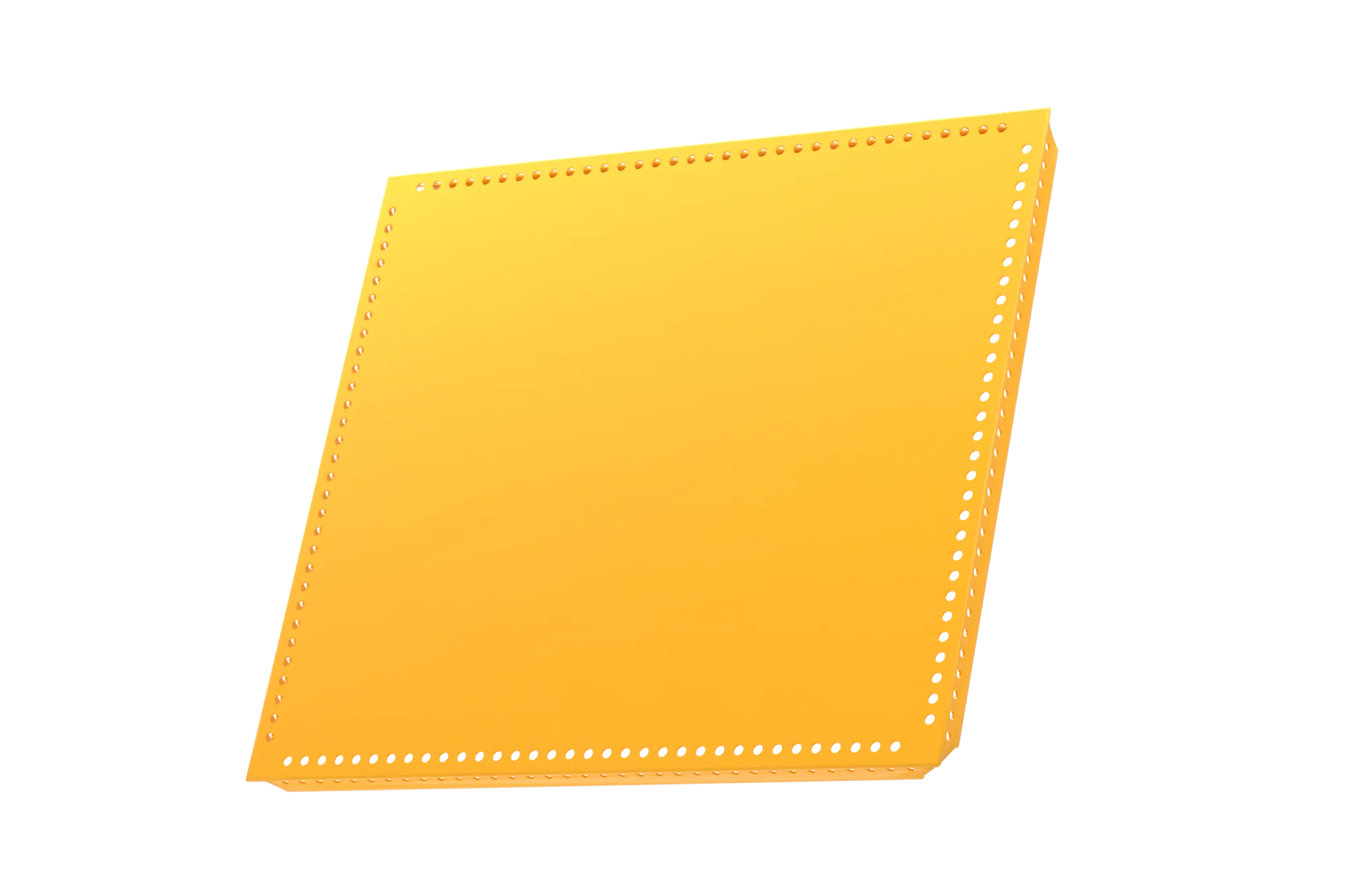 USM Haller Tablar Gelocht Goldgelb 395x350 Produktbild