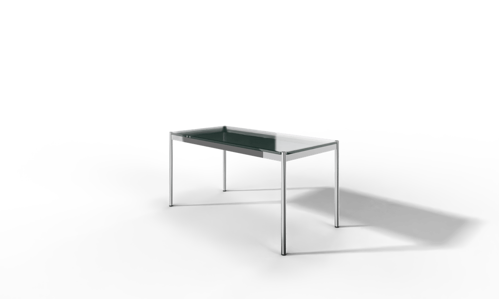 USM Haller Glastisch, Tiefe 750 mm, Länge wählbar Produktbild