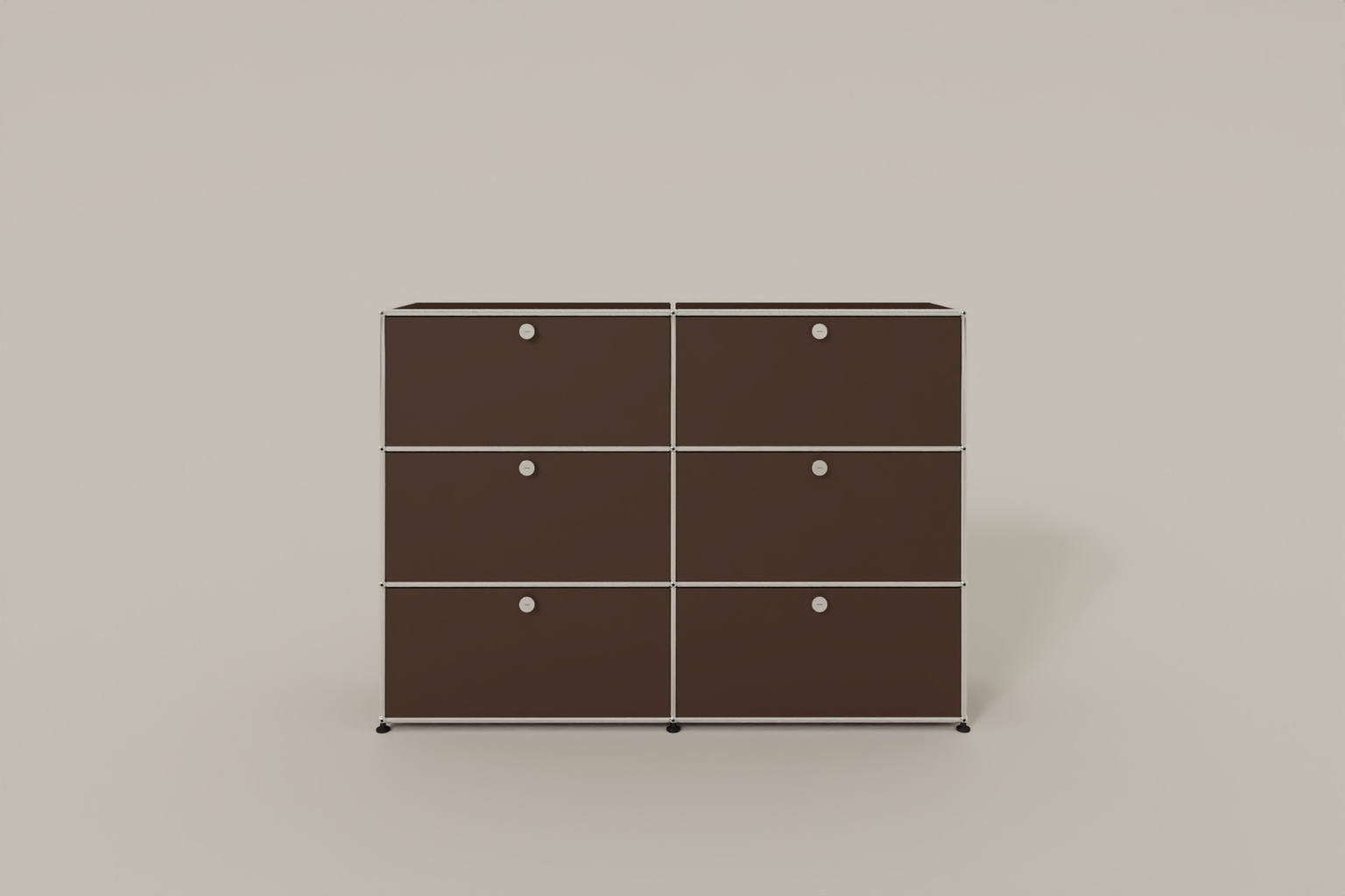 USM Haller Highboard, mit 6 Klapptüren, von Paul Schärer & Fritz Haller Produktbild