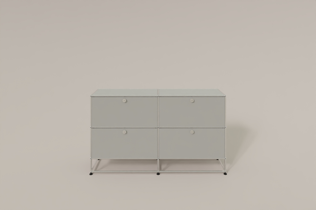 USM Haller Sideboard, mit 4 Klapptüren und Sockel von Paul Schärer & Fritz Haller Produktbild