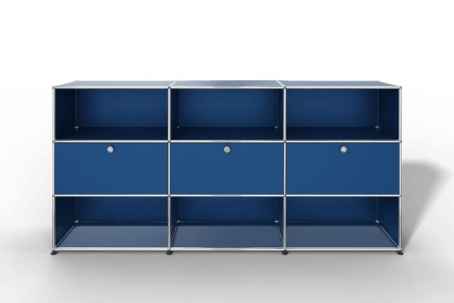 USM Haller Highboard mit 3 Klapptüren und 6 offenen Fächern
