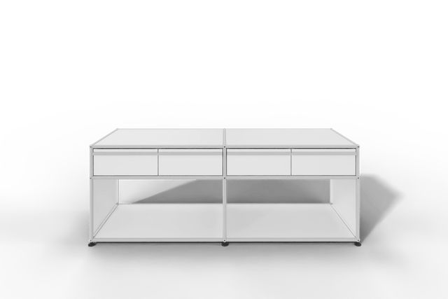 USM Haller Sideboard, mit 4 Schubladen A6 und 2 offenen Fächern. Tiefe 50 cm.