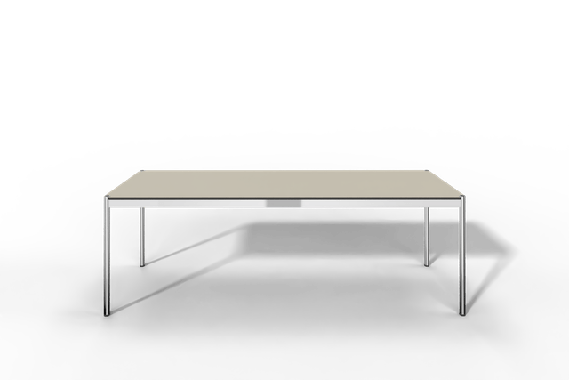 USM Haller Tisch, Tiefe 750 mm, Linoleum beschichtet, aus 5 Farben wählbar, Tischlänge wählbar