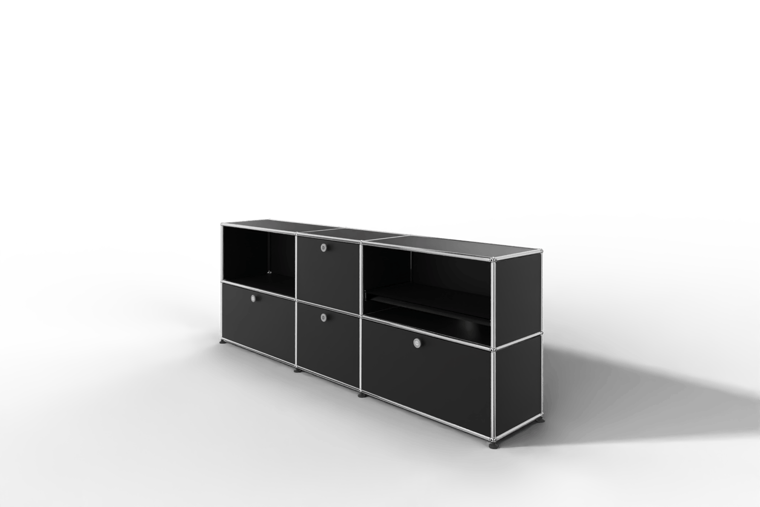 USM Haller Sideboard, 4 Klapptüren, 1 Ausziehtablar Produktbild